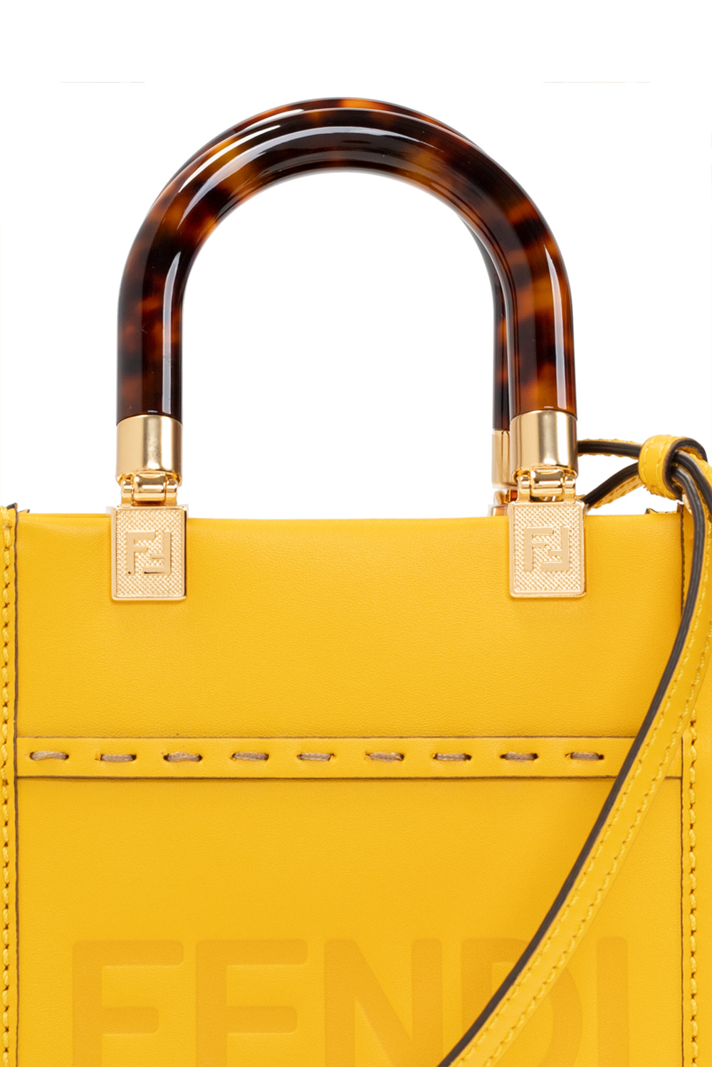 Fendi Pre-Owned two-zip square-shaped tote bag